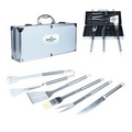 5 Piece Executive Stainless Barbecue Tool Set
